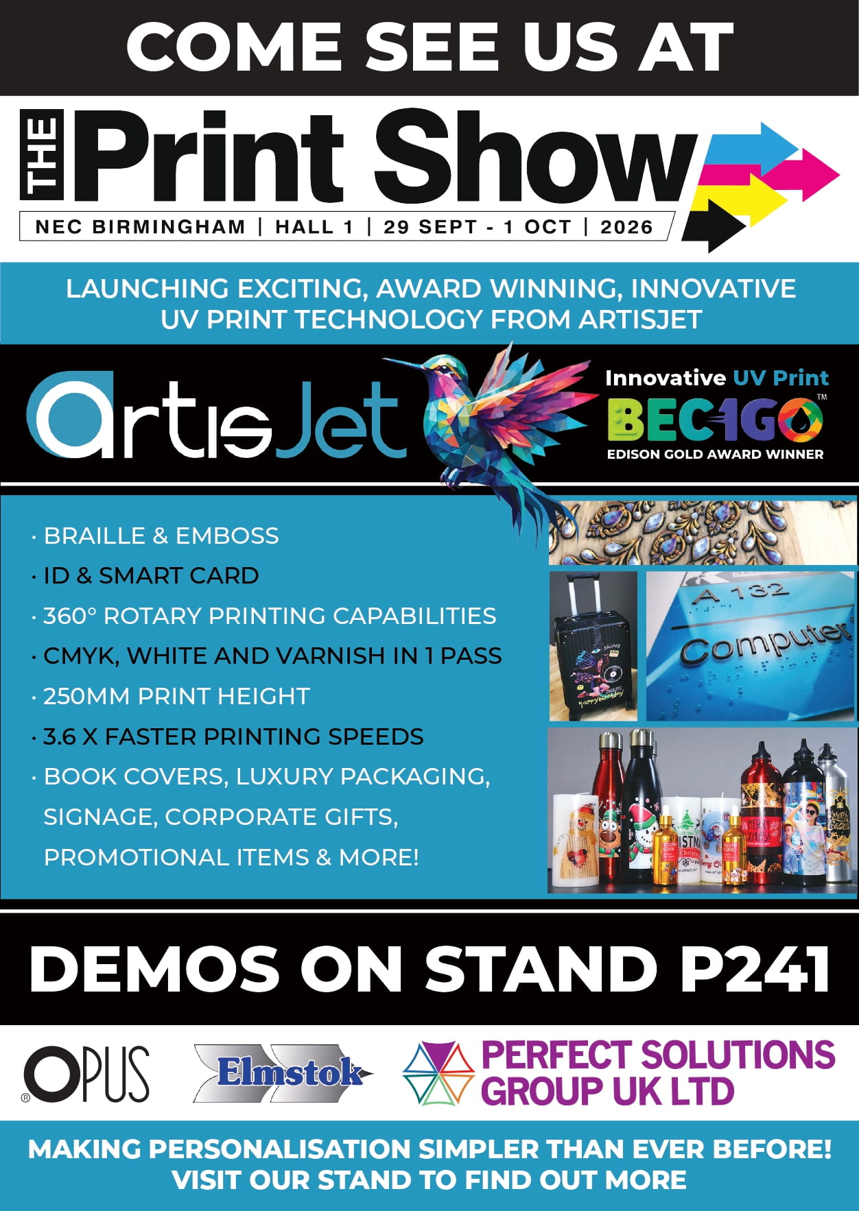 Print show flyer